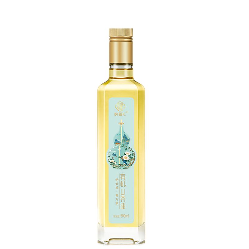 纳福汇有机物理压榨一级山茶油500ml 单瓶 食用油瓶装