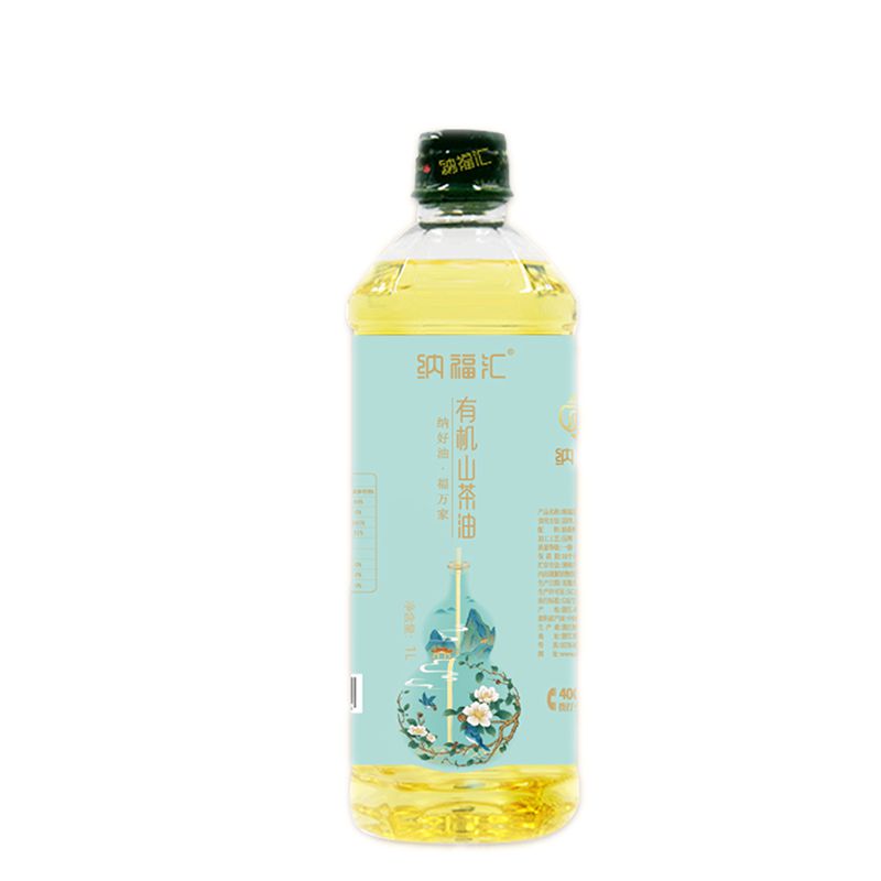 纳福汇有机物理压榨一级山茶油1000ml 单瓶 食用油瓶装
