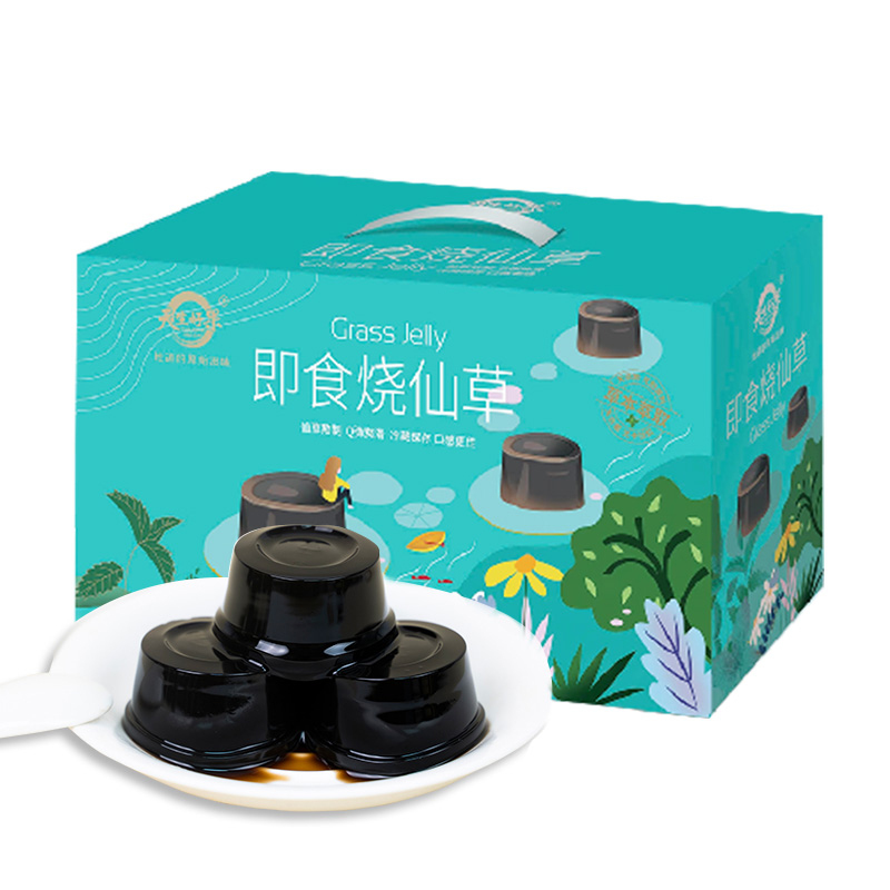 天生好果 夏季礼包 即食烧仙草冻  1750克