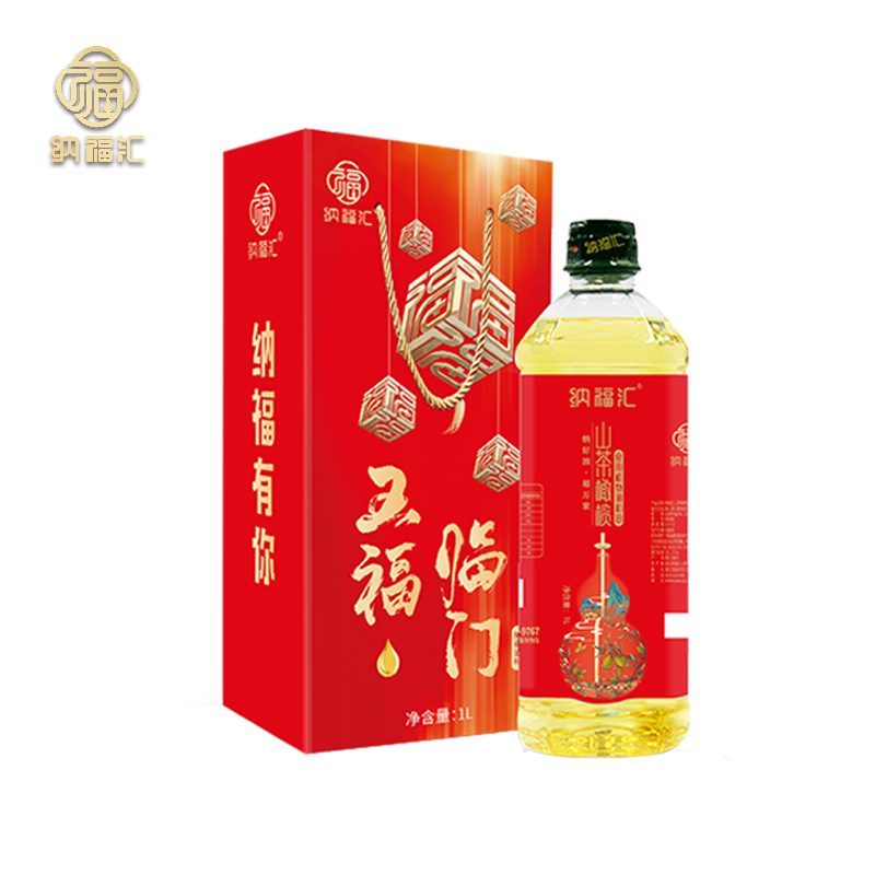 纳福汇山茶橄榄调和油礼盒 1000ml