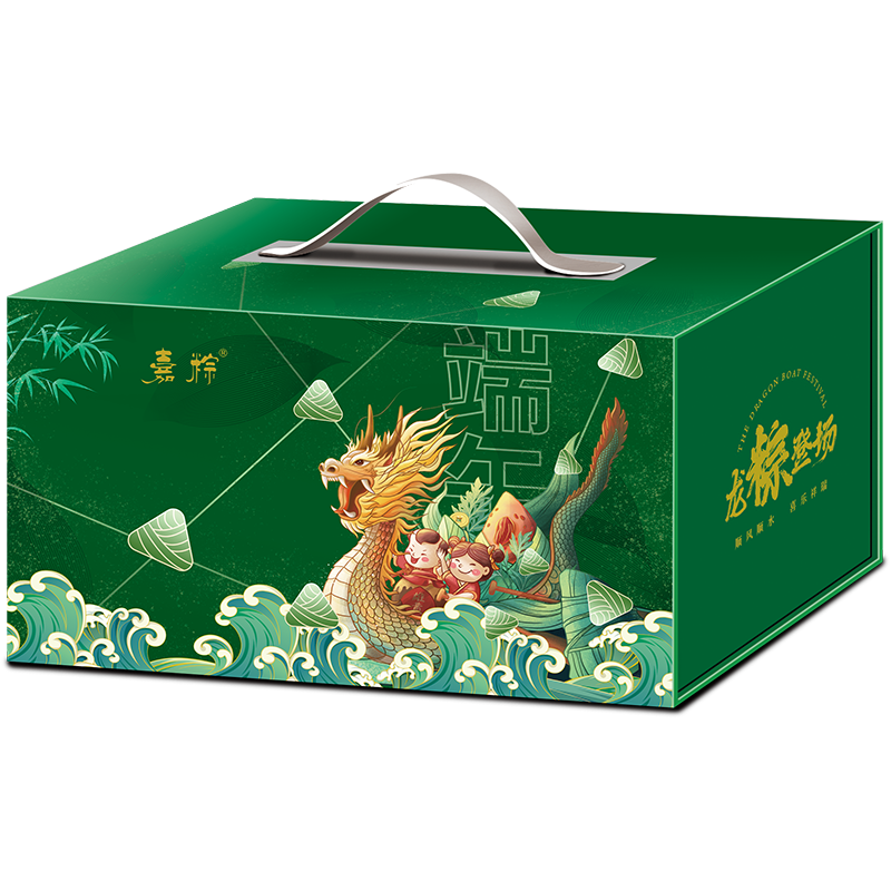 预售4月下旬发货 嘉粽端午礼盒  龙粽登场 （2240g）