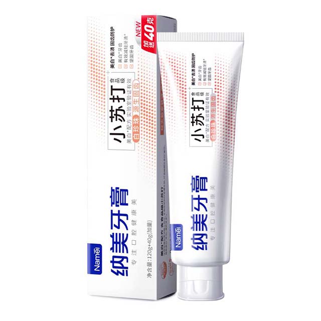 纳美小苏打源生固齿牙膏3009 白珍珠160g/支