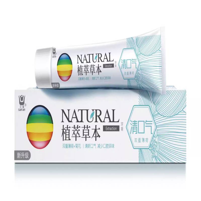 三金西瓜霜植萃草本清口气牙膏195g