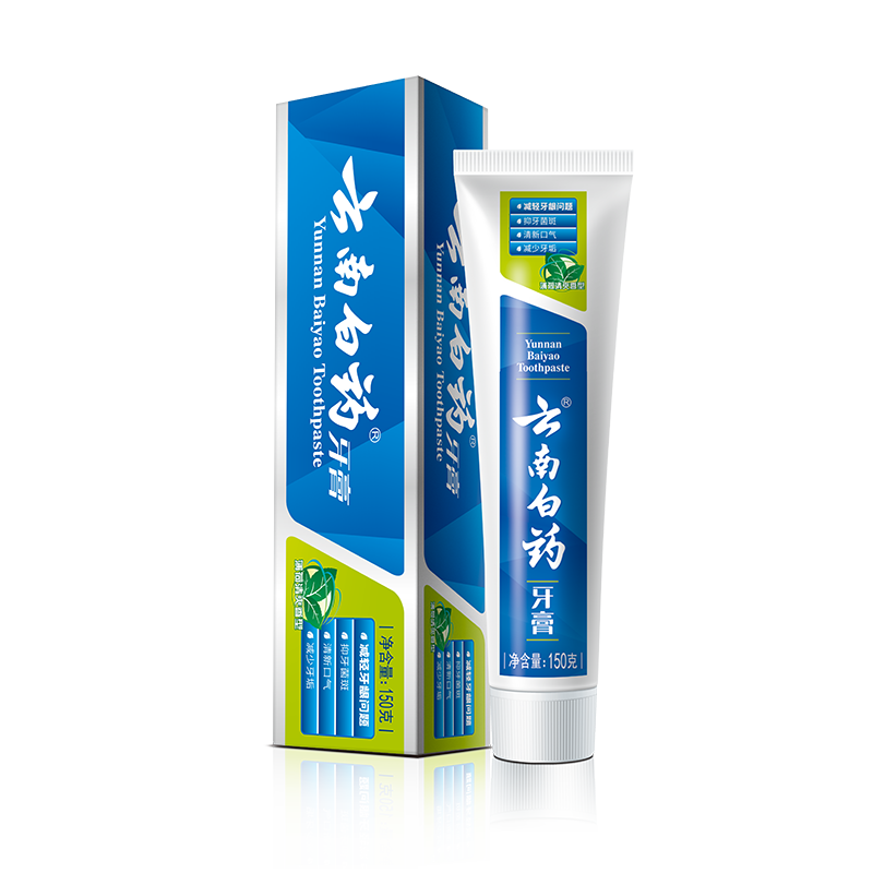 云南白药牙膏薄荷香型150g