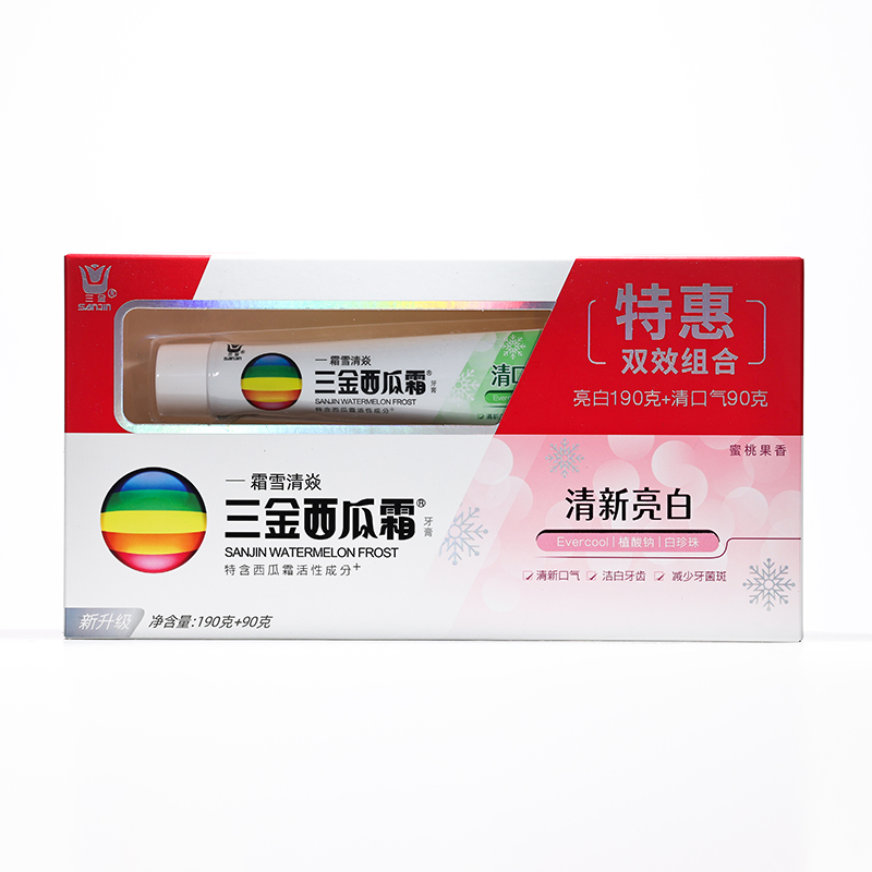 三金A+190g劲爽送90g臻白套装
