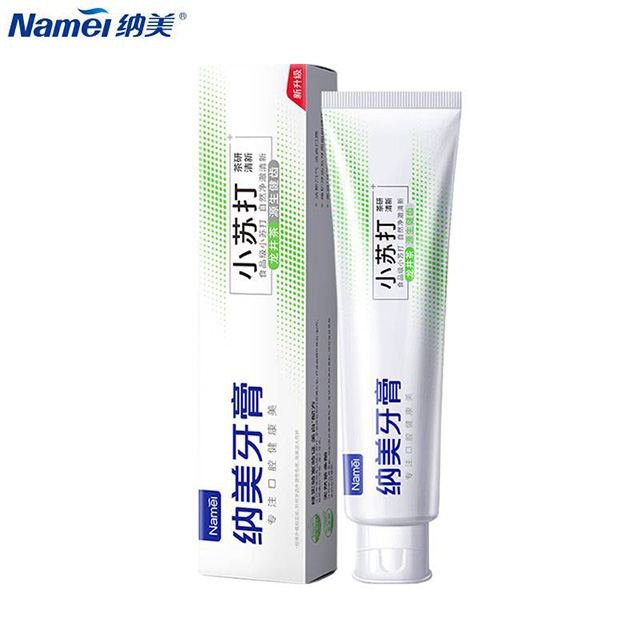 纳美小苏打源生健齿牙膏3012 龙井茶牙膏180g/支