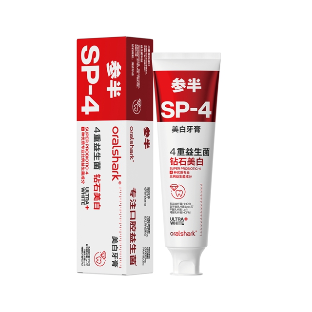 参半oralshark美白牙膏-SP4:120g
