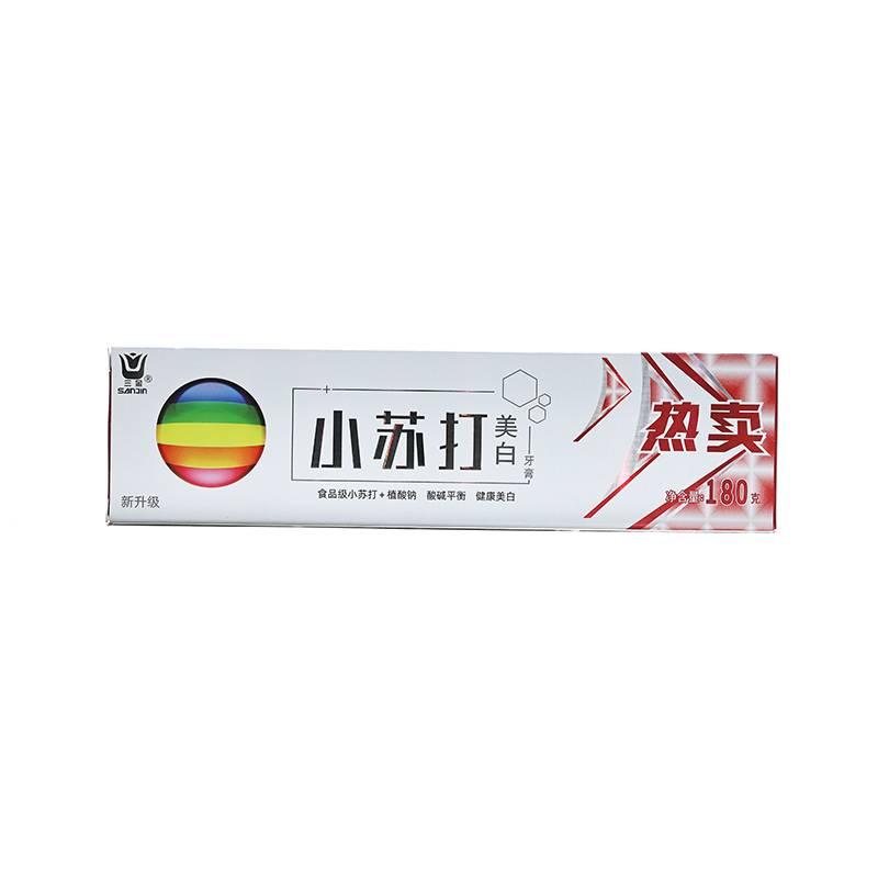 三金小苏打美白牙膏180g