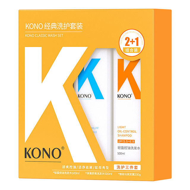 KONO经典洗护套装（500ml+500ml+200g）