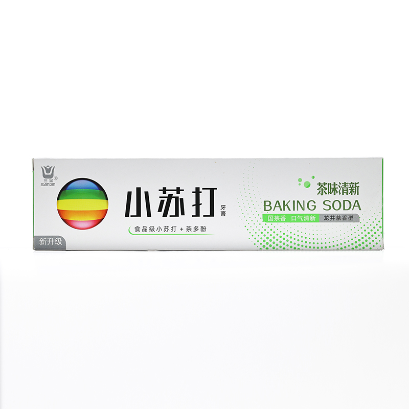 三金西瓜霜小苏打茶味清新牙膏180g