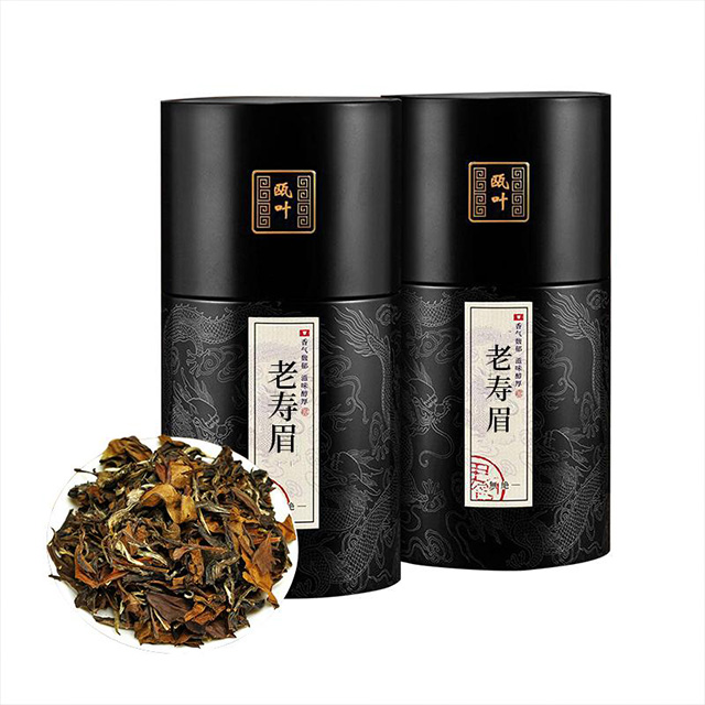 陕西省安康市瓯叶2016年老寿眉紫阳白茶散茶80g*2罐
