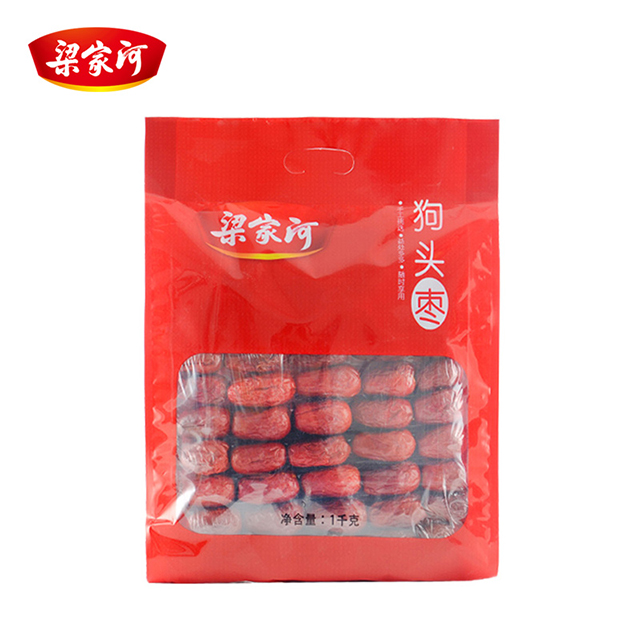 陕西延安市梁家河狗头枣红枣果干红袋1000g