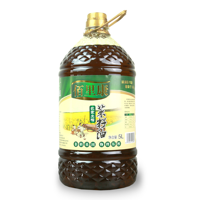 陕西渭南市富平县佰里康菜籽油5L