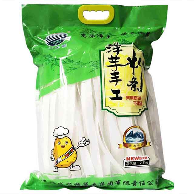 青海海东市洋芋手工粉条马铃薯土豆干粉条宽粉2.5kg