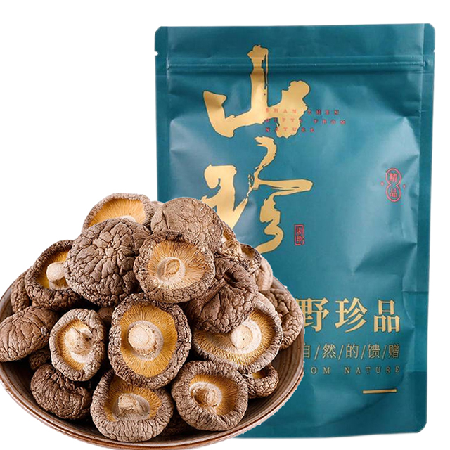陕西渭南市干菌子 富平县佰里康精选香菇农家干货300g