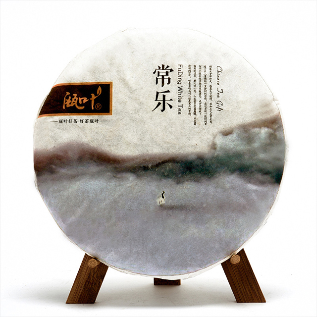 陕西省安康市瓯叶紫阳白茶2015年老寿眉白茶饼300g