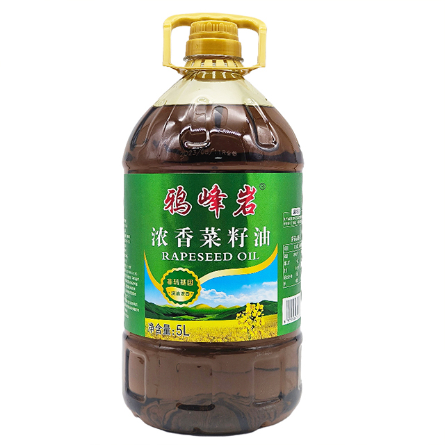 陕西省商洛市鸦峰岩浓香菜籽油5L