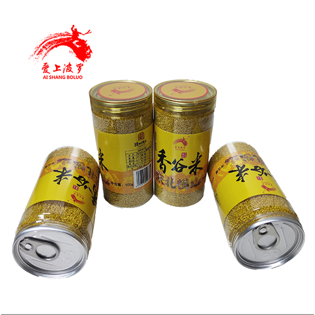 陕西省榆林市爱上波罗 小米礼盒0.5kg*4罐易拉罐装