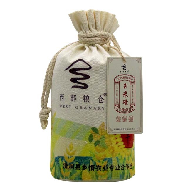 陕西省榆林市西部粮仓玉米碴布袋1千克*2袋