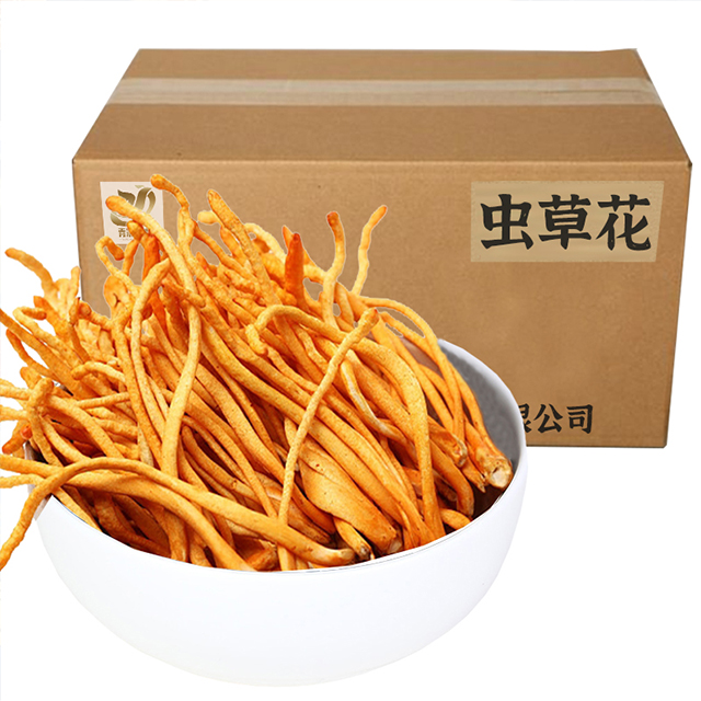 青海省海东市干虫草花500克x2袋共1kg/箱