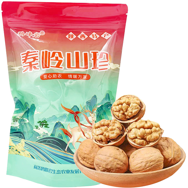 陕西省商洛市鸦峰岩五香味烤核桃2.5Kg