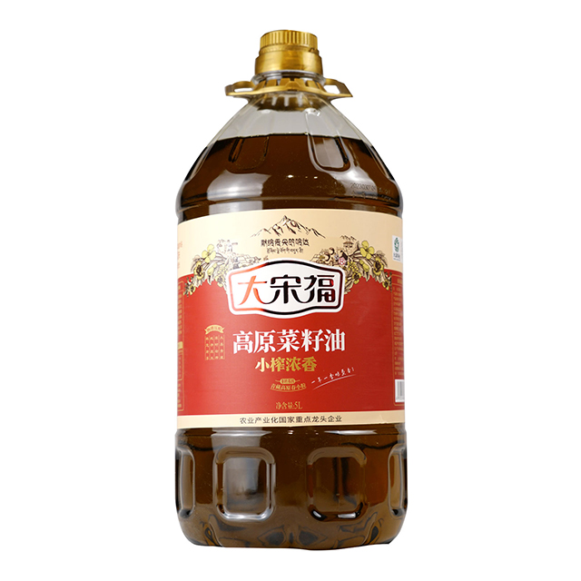 青海省西宁市大宋福小榨浓香菜籽油5L