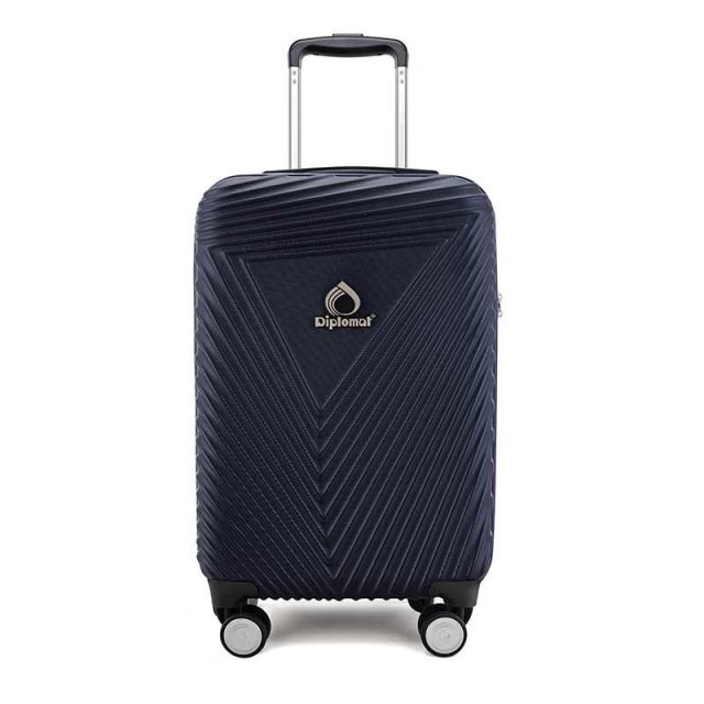 外交官耐磨商务旅行箱可登机20英寸TSA密码锁 DS-13038深蓝色/个