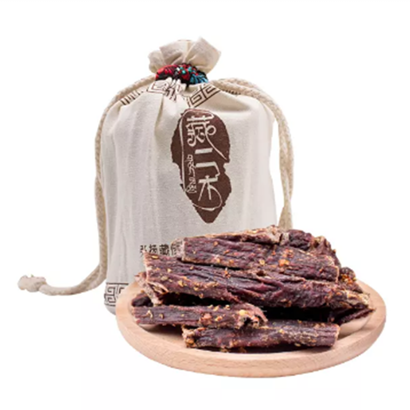 西藏高原特产藏二木正宗风干牦牛肉干240g