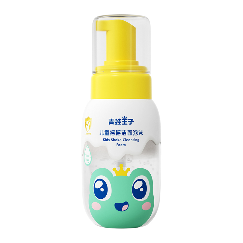 青蛙王子缤纷果遇儿童摇摇洁面泡沫150ml