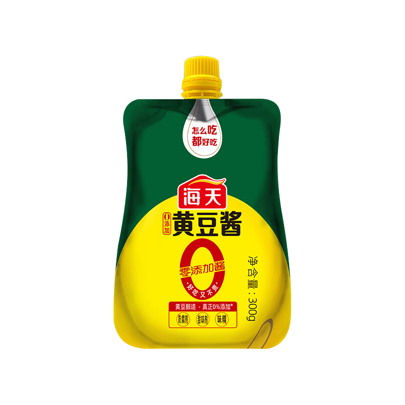 海天0添加黄豆酱300g