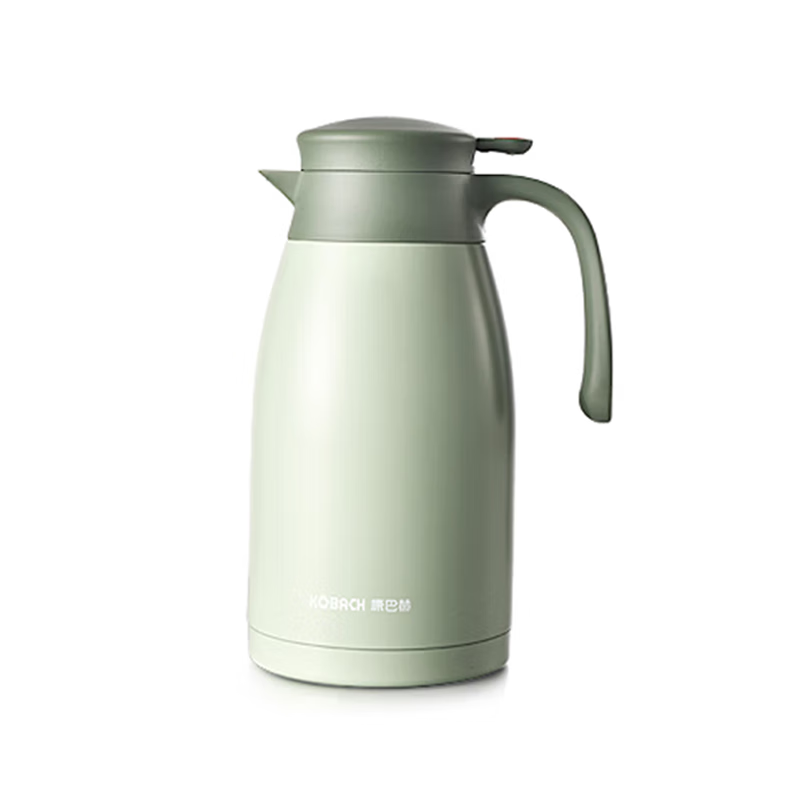 康巴赫小红点家用保温壶1500ML灰豆绿KH-H15B02