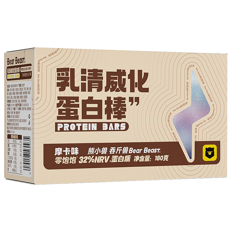 零饱饱（LINGBAOBAO）乳清蛋白棒摩卡味180g
