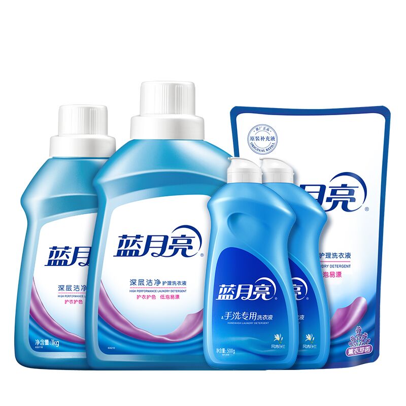 蓝月亮  2kg洁净薰+1kg洁净薰瓶+1kg洁净薰袋+500g手洗翻盖*2   80000989