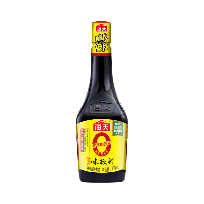 海天0添加味极鲜酱油750mL*1