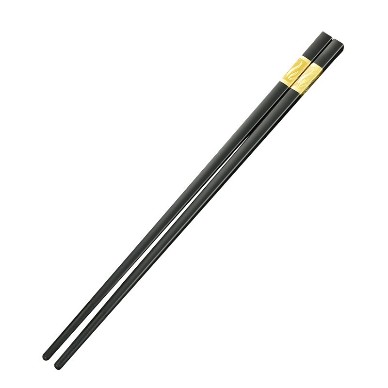 拜格BACYO 合金筷子10双家用防滑防烫耐高温餐饮酒店筷子套装 BX4341