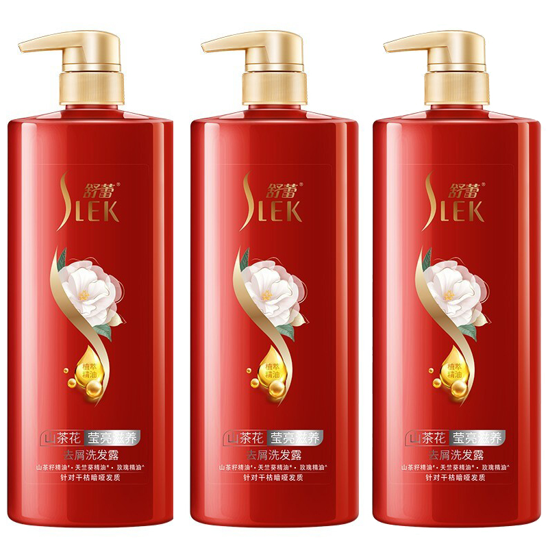 舒蕾山茶花莹亮去屑洗发露500ml*3支