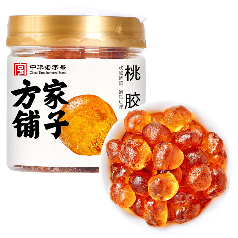 【方家铺子】桃胶300g/瓶装