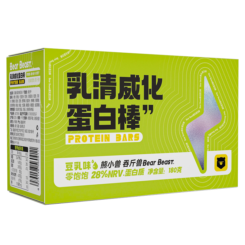 零饱饱（LINGBAOBAO）乳清蛋白棒豆乳味180g