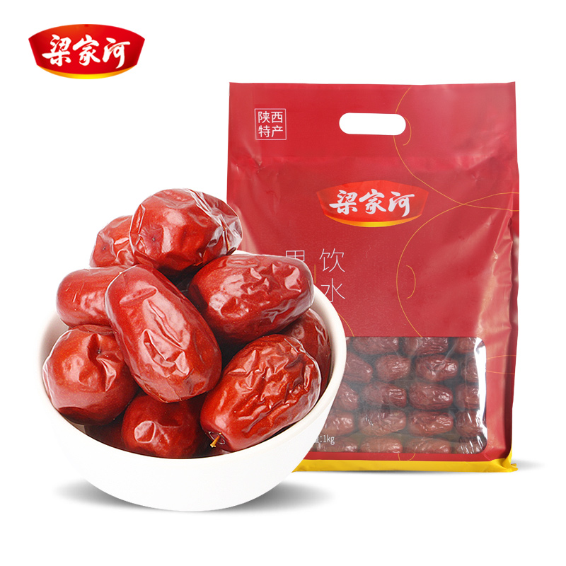 梁家河狗头枣饮水思源 1000g/袋