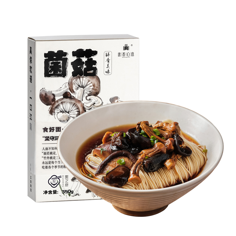 书香心意菌菇奥灶面 291g/盒
