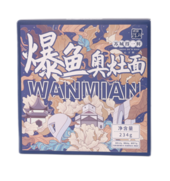 苏城得一鲜 爆鱼奥灶面 234g/盒