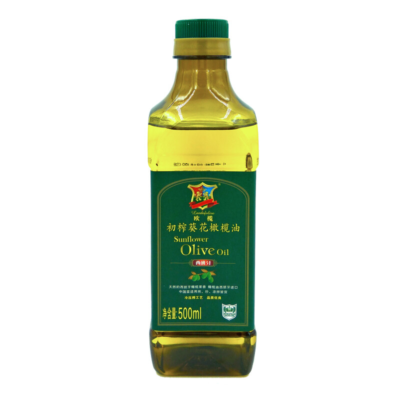 QZ欧榄 初榨葵花橄榄油 500ml2瓶礼盒 D03S