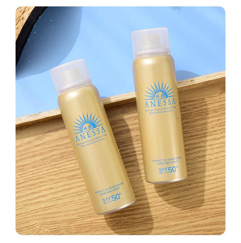 安热沙(Anessa) 防晒喷雾60g (SPF50+ PA++++)防晒喷雾男女水能户外快速补喷防水防汗安耐晒喷雾-YT