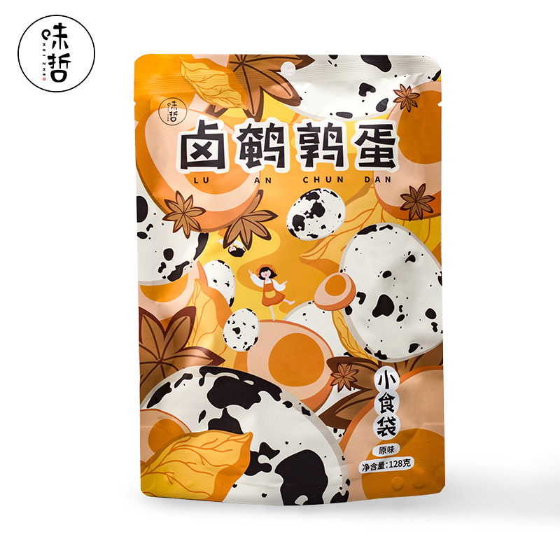 QZ味哲鲜卤鹌鹑蛋128g*4袋