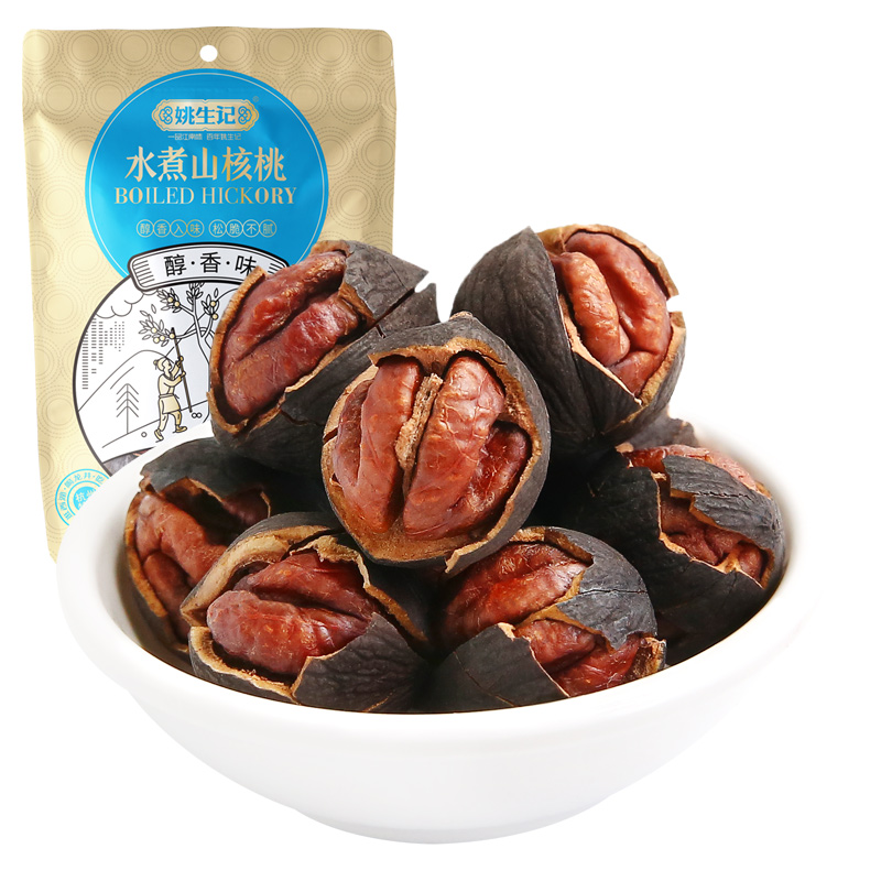 【QZ】姚生记临安醇香水煮山核桃128g