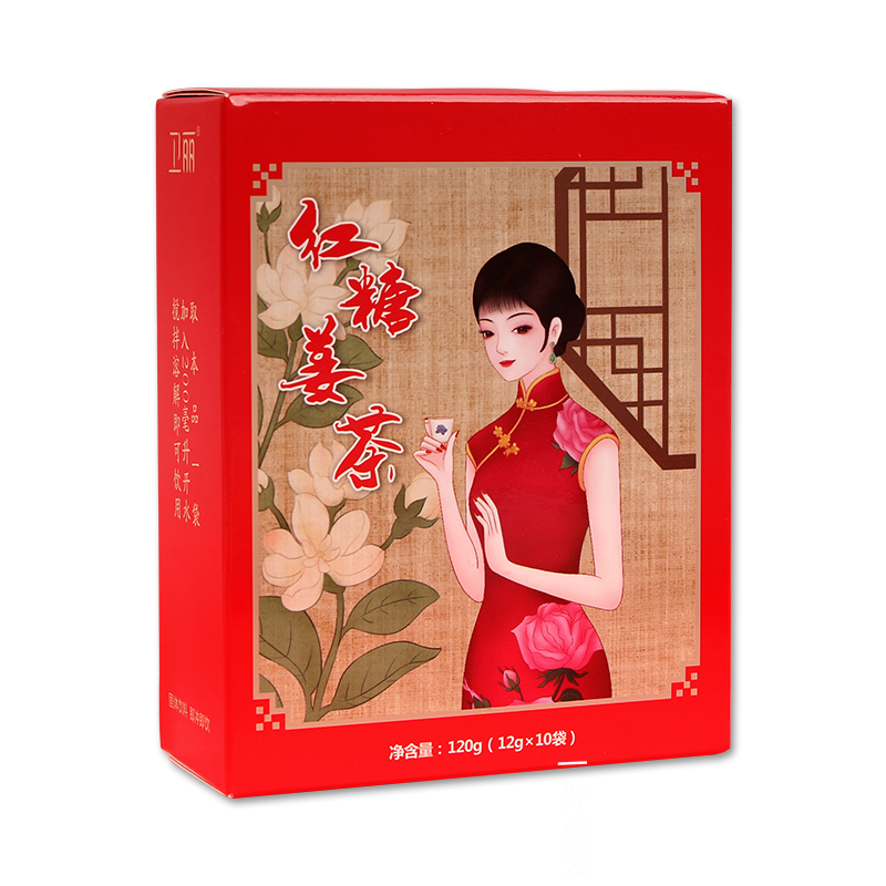 【QZ】红糖姜茶12g*10条盒装*3盒快递包邮