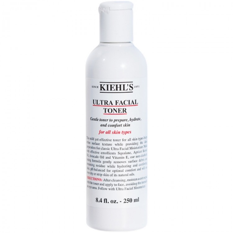 科颜氏（Kiehl's）高保湿精华爽肤水250ml角鲨烷玻尿酸补水保湿舒缓干燥 护肤品-YT