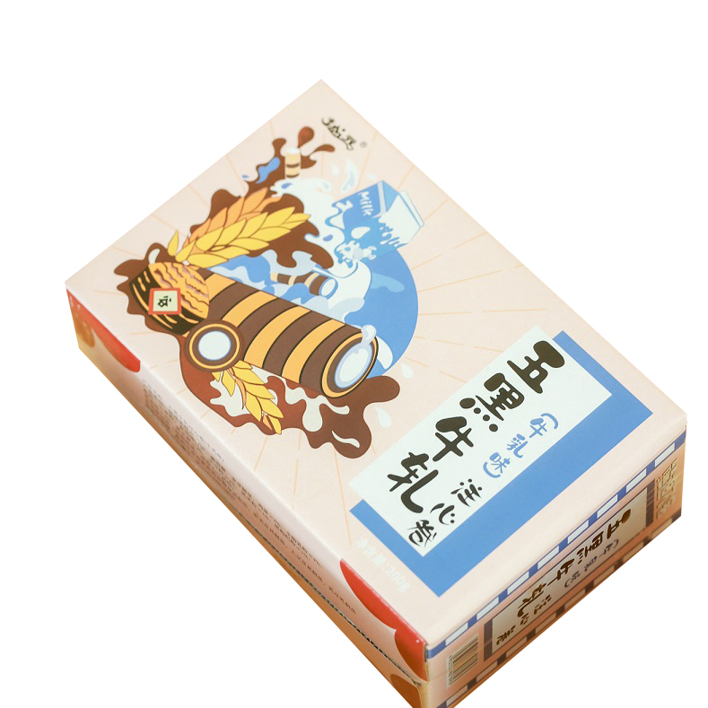 QZH【糕酥良品】五黑牛轧注心卷 蛋卷中加入养生元素 蛋香浓郁 酥脆香甜 蛋卷酥脆饼干 粗粮休闲小零食