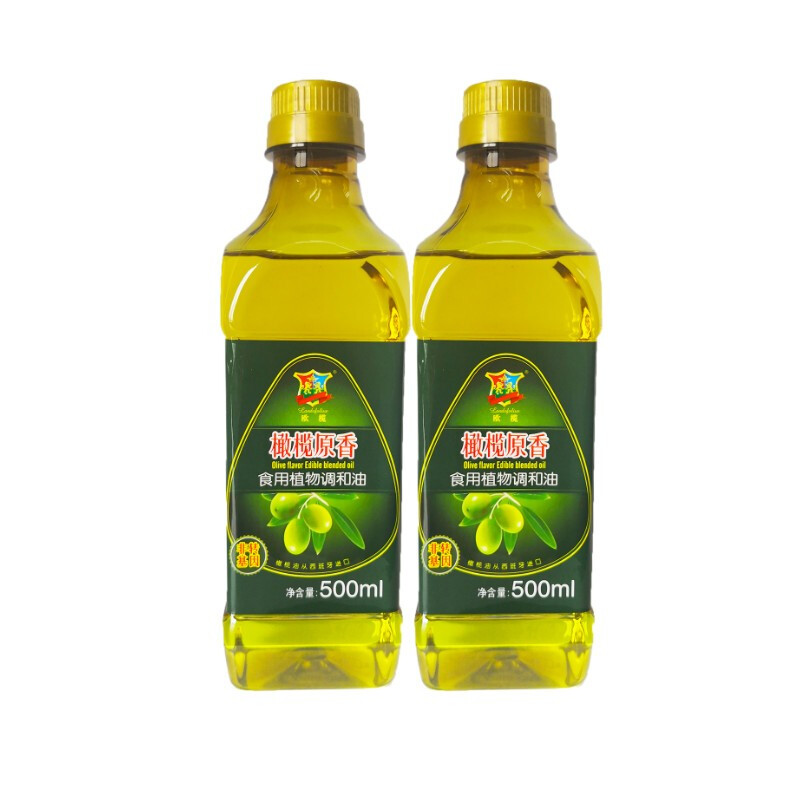 QZ欧榄 橄榄原香食用油 500ml2瓶礼盒 F03