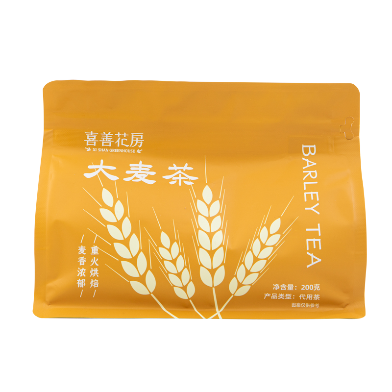 【QZ】喜善花房大麦茶花草原味清香型麦芽茶盒装花草茶可搭菊花茶200g